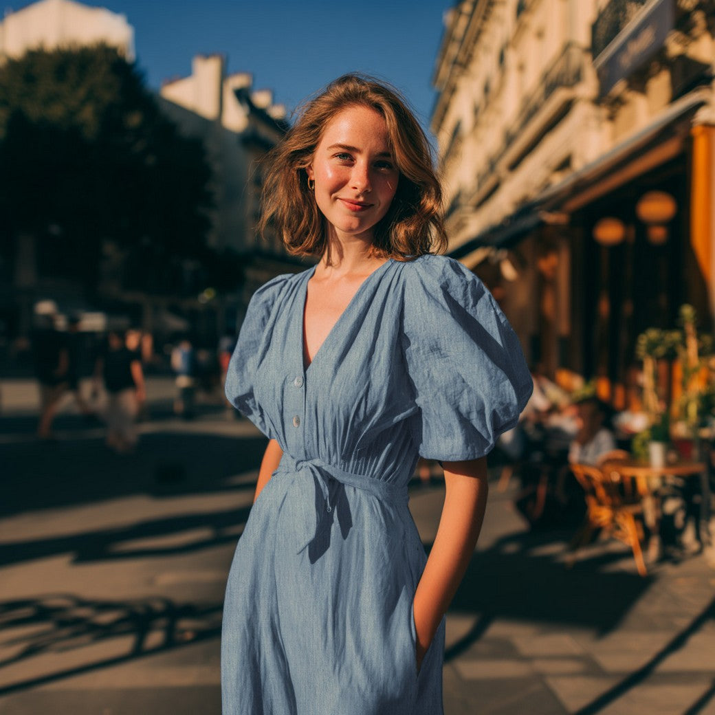 Tynn Denim/Jeans - Indigo Mørk Blå