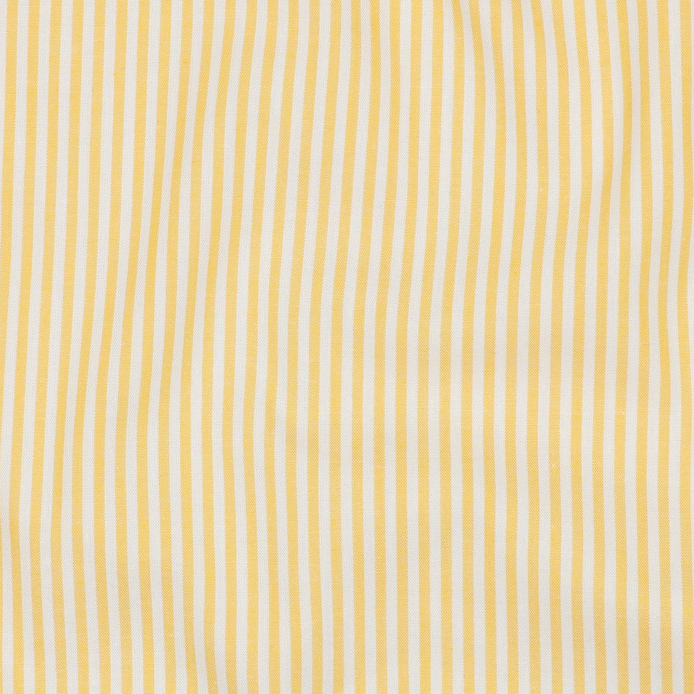 Yarn dyed Bomull - Striper, Gul