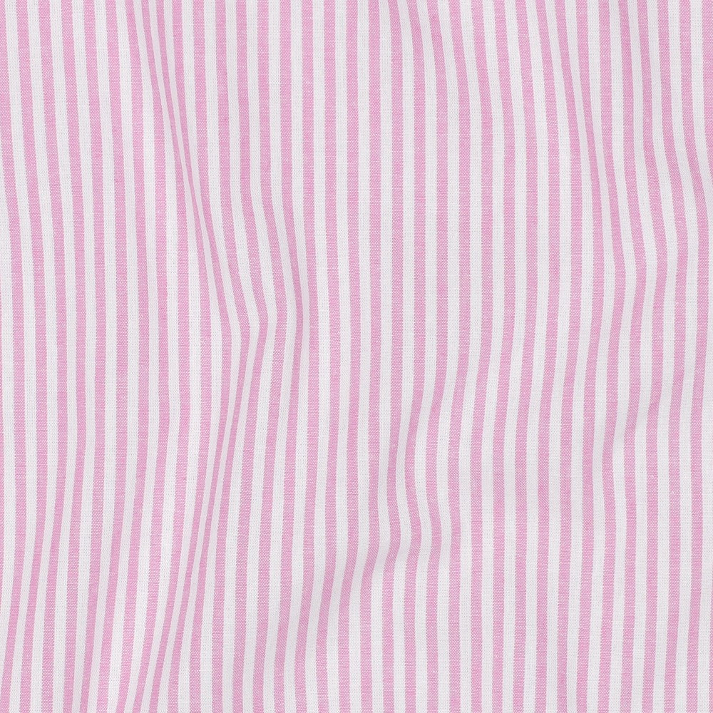 Yarn dyed Bomull - Striper, Rosa
