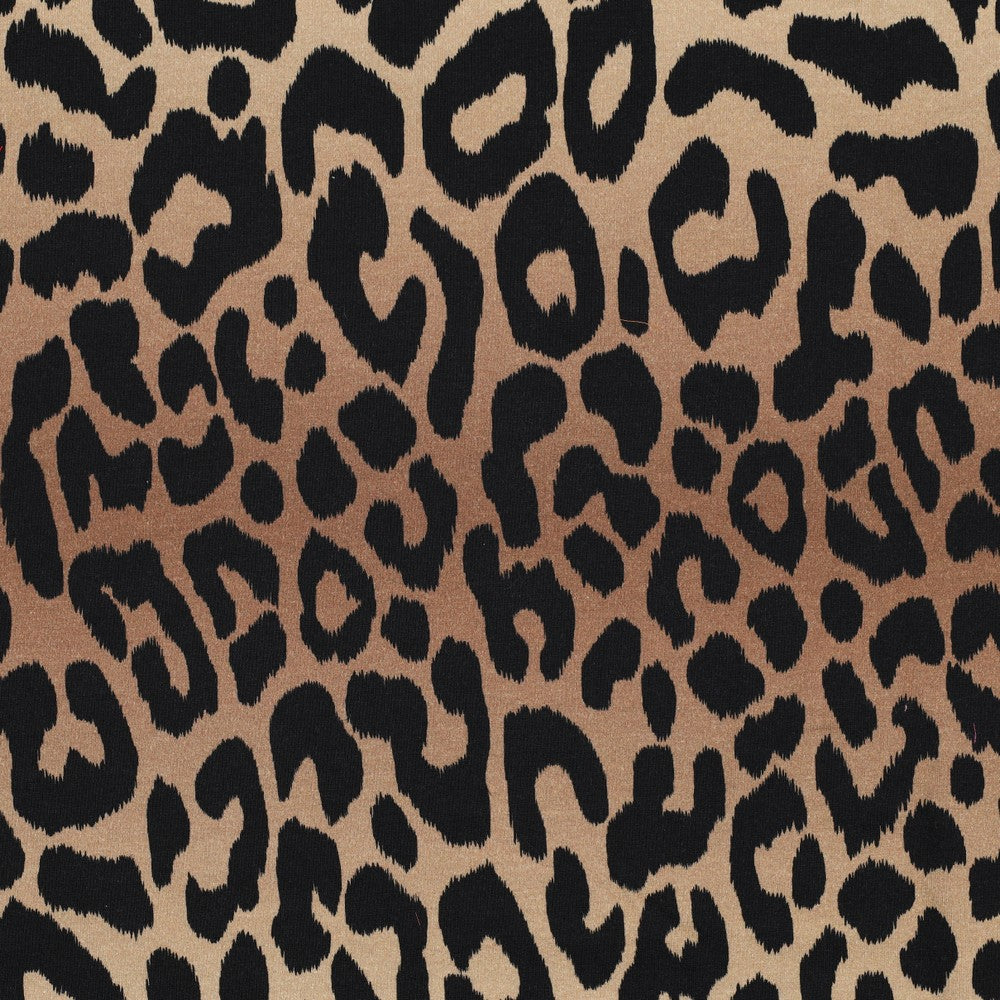 French Terry - Leopard Motiv
