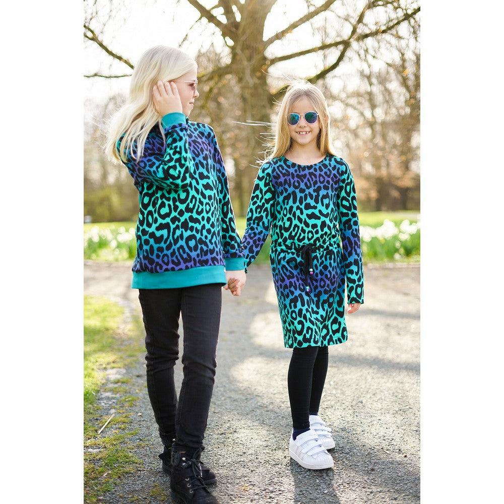 French Terry - Leopard Motiv