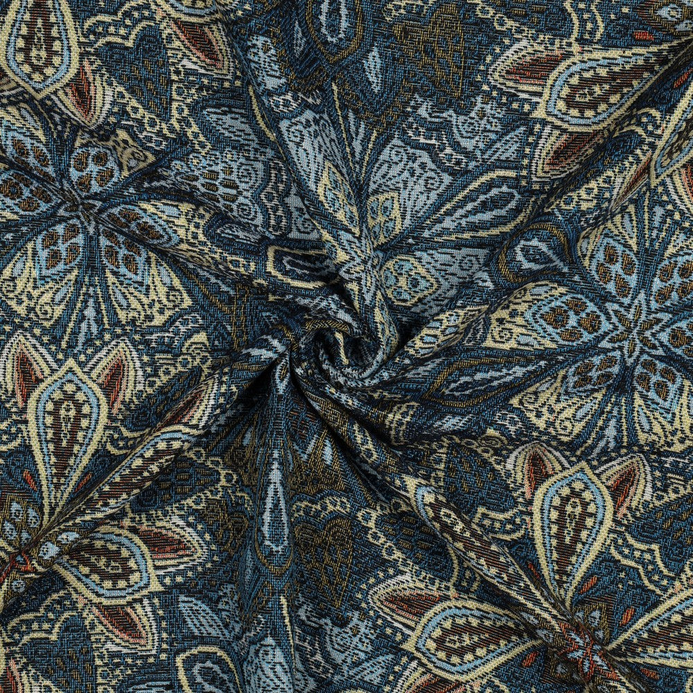 Gobelin - Blomster blå