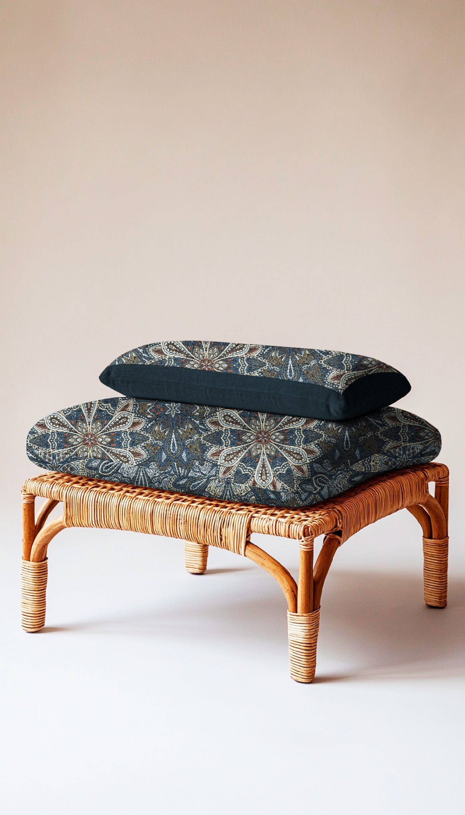 Gobelin - Blomster blå