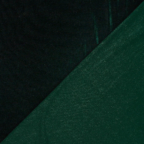 Fløyel med Stretch - Flaskegrønn