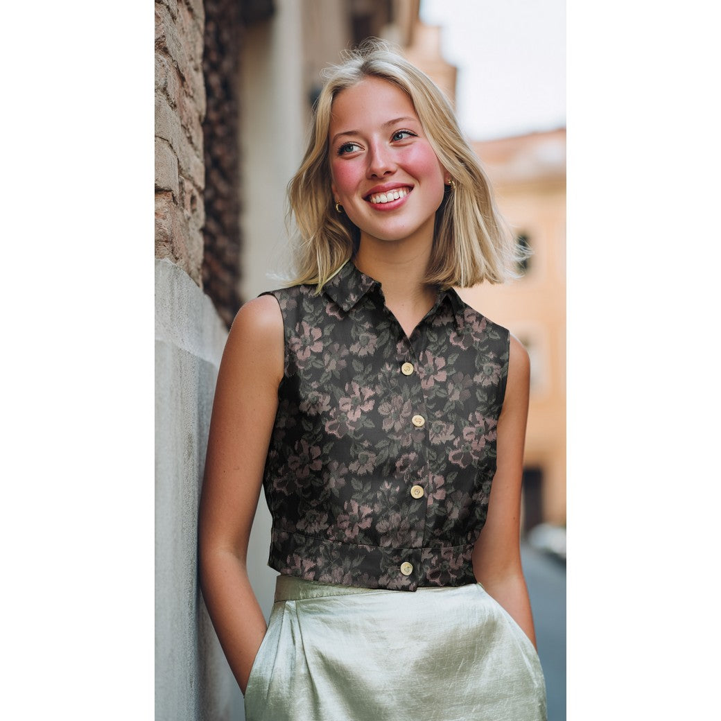 Jacquard / Brokade - Blomster