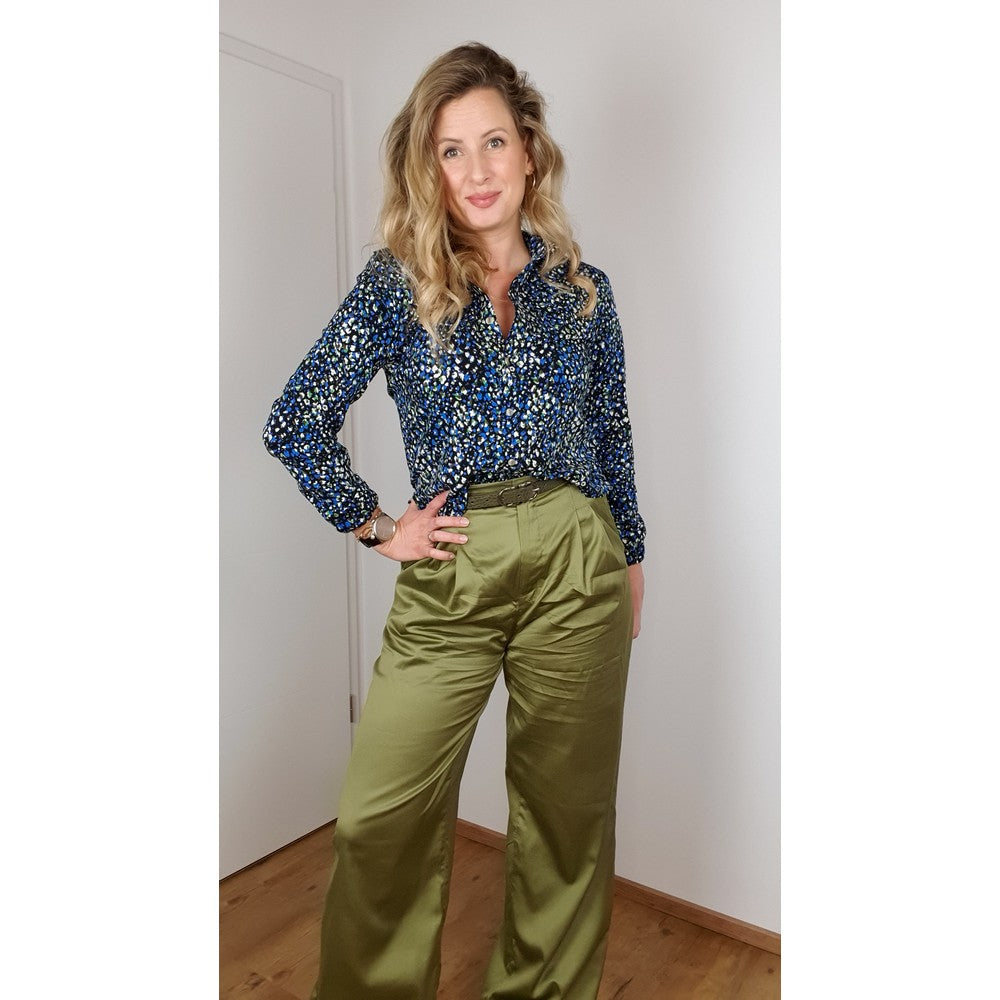 Sateng Bomull - Kongeblå