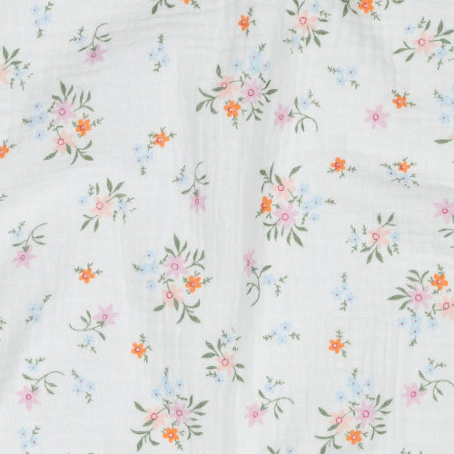 Musselin - Delikate Blomster