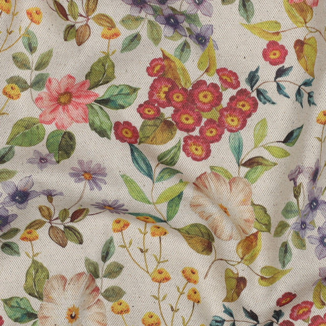 Kanvas Linen look - Willi Blomster