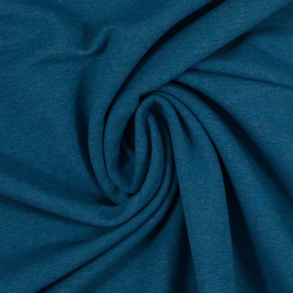 Ny Rundstrikket Ribb - Melert Turkis 1748