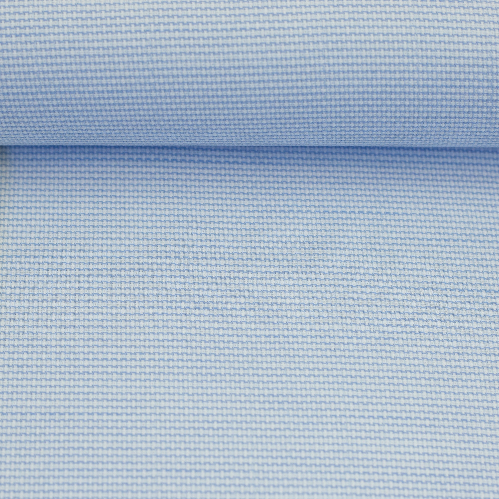 Vevd Bomullsstoff Chambray - Massimo Lys blå