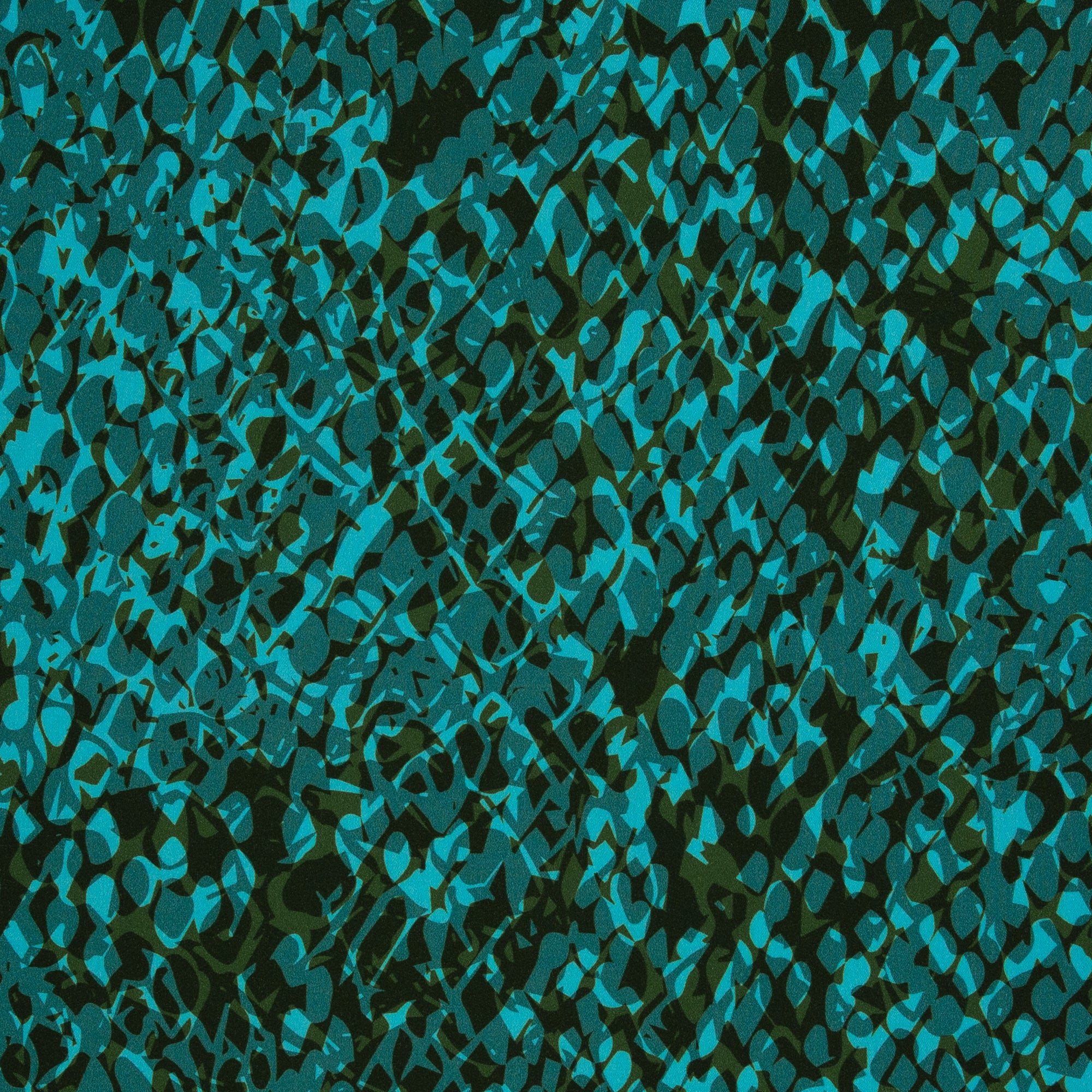 Vevd Viskose - Shiny Scales by Thorsten Berger petrol