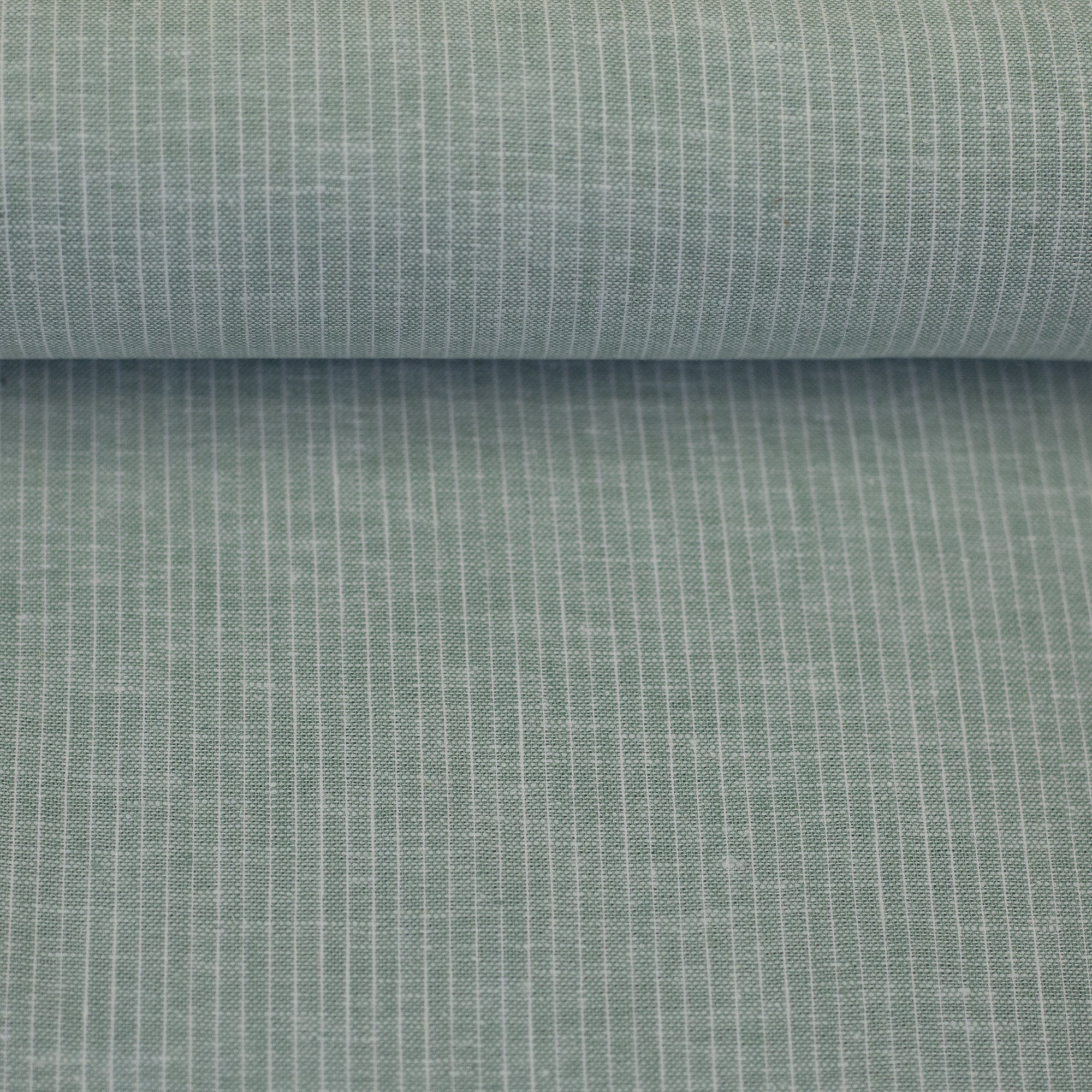 Linen Bomull - Paul Stripet, Lys mint