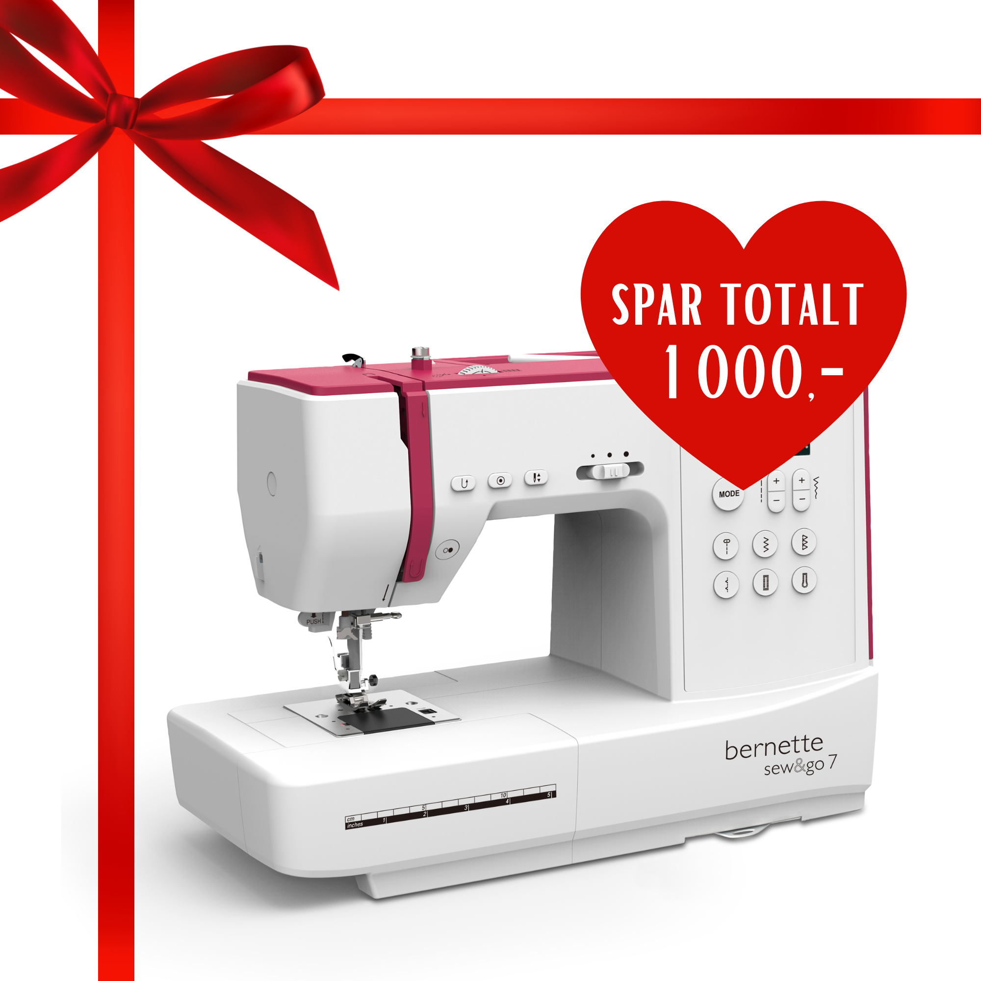 Kampanje og NYHET! bernette sew&go 7