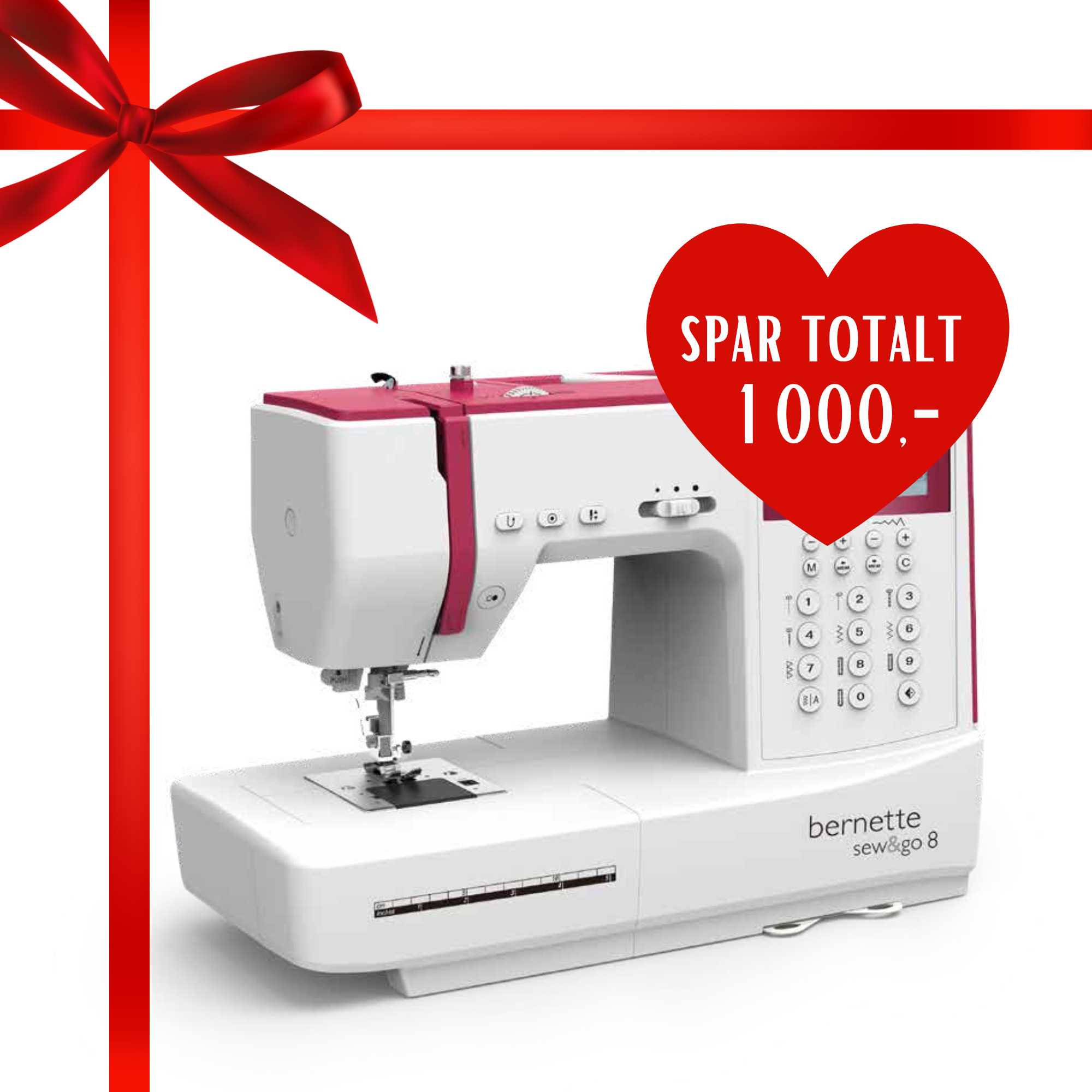 Kampanje og NYHET! bernette sew&go 8