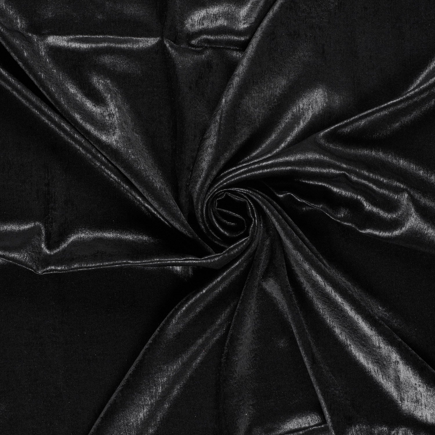 Sateng Foliert med stretch - Svart