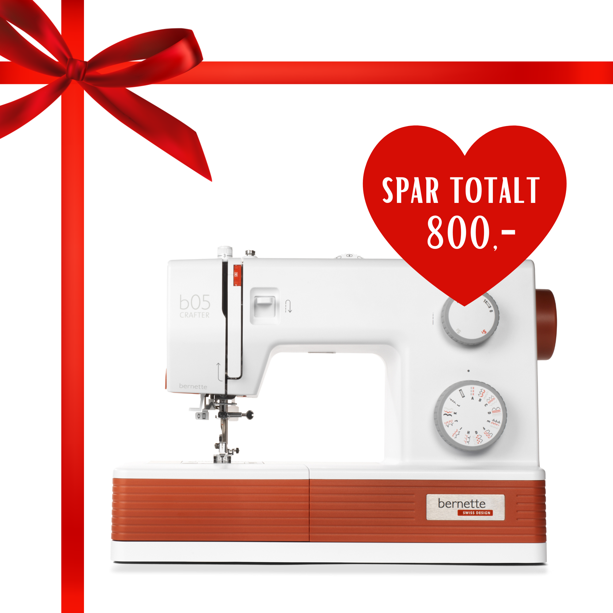 Kampanje! bernette b05 Crafter (Mekanisk Symaskin)
