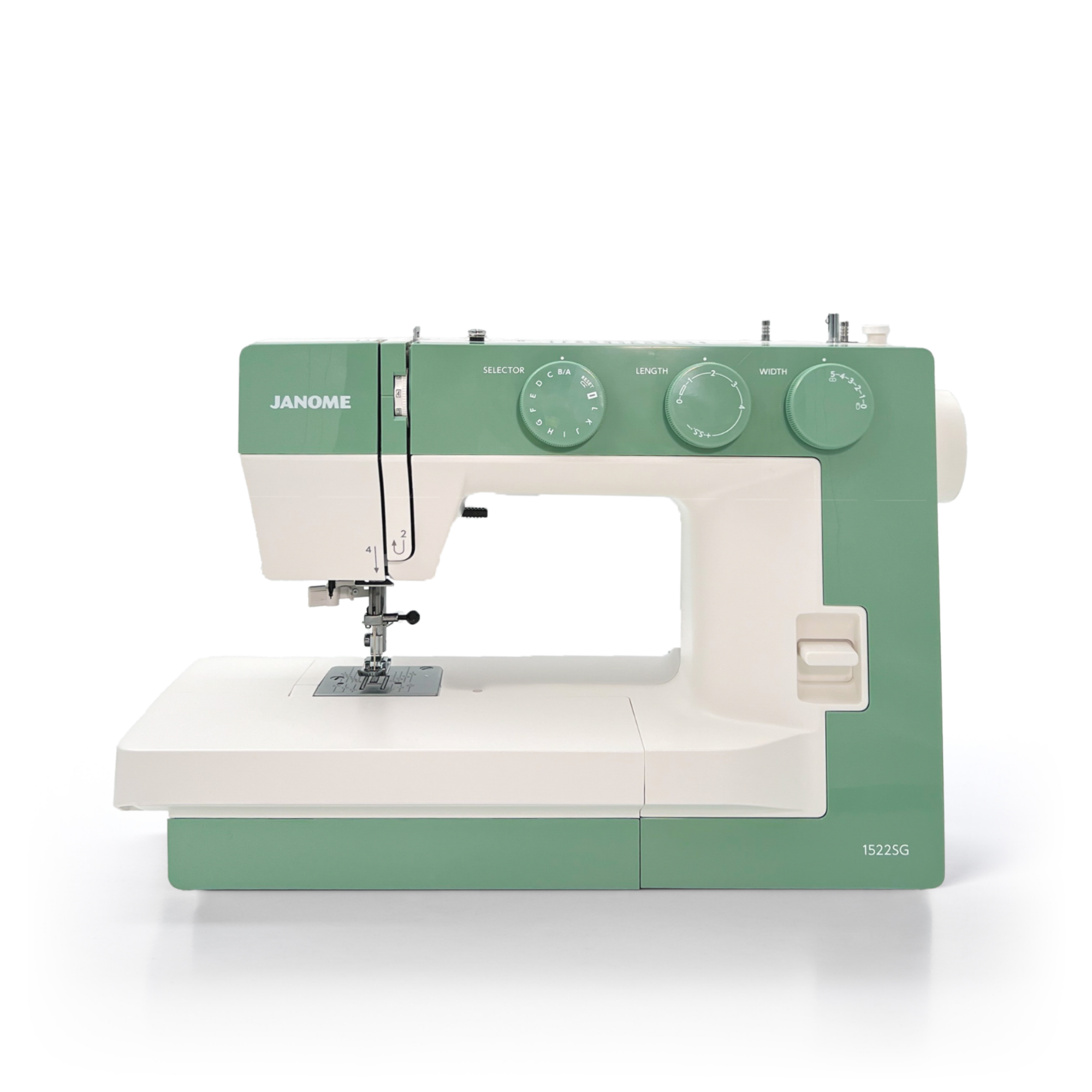Kampanje! Janome Modell 1522 Smokey Green (Limited Edition) + Bonuspakke