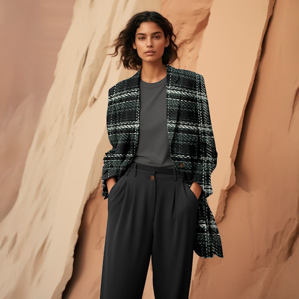 Jakkestoff - Jacquard Chanel look