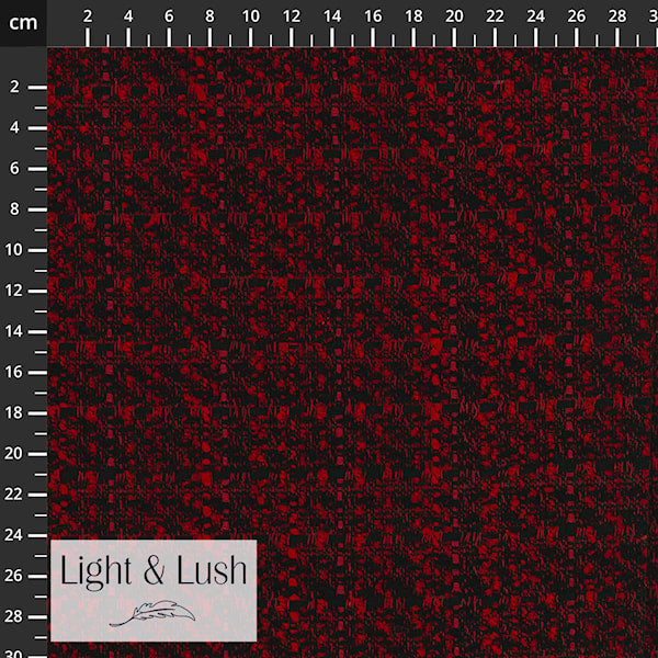 Jakkestoff - Jacquard Chanel look Rød
