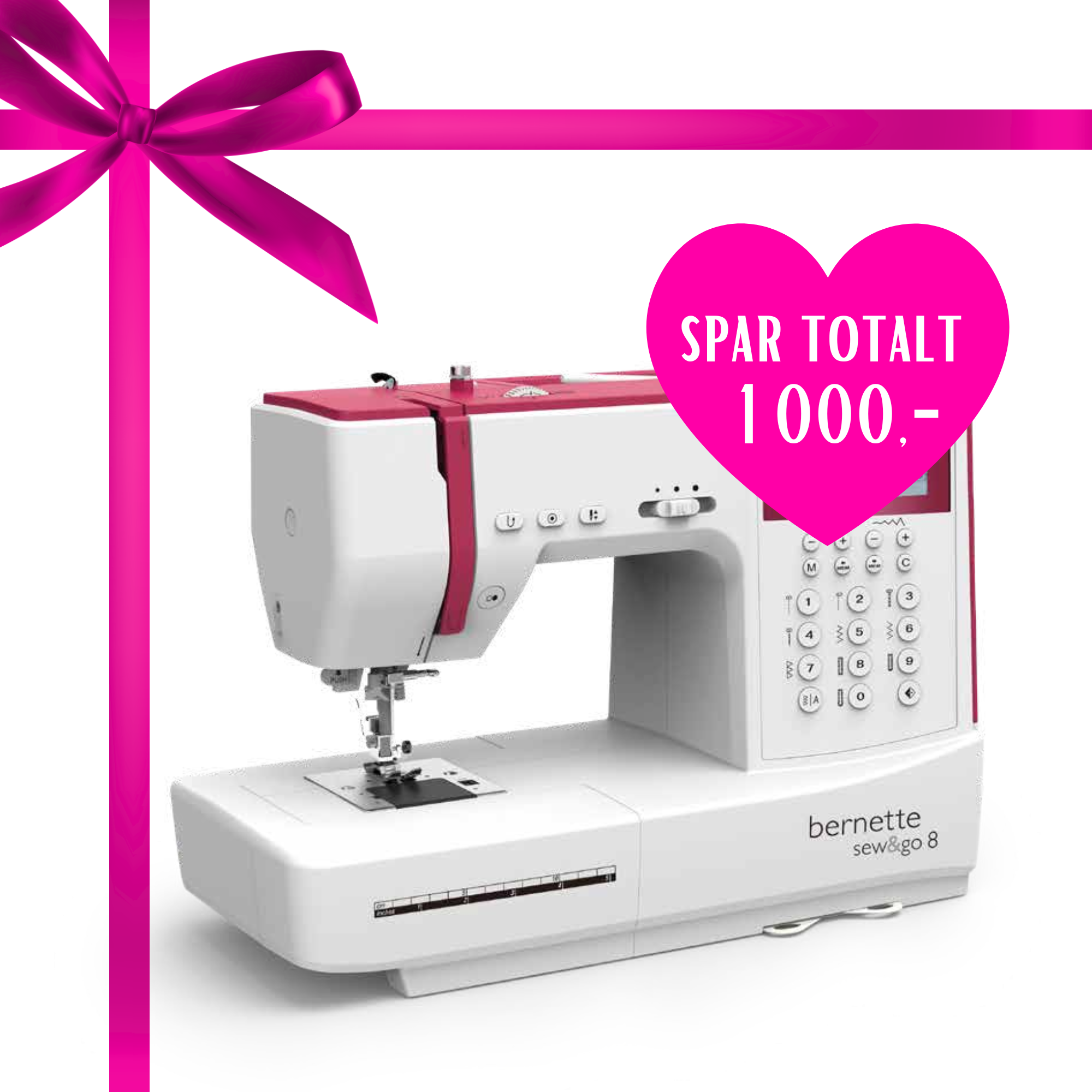 Kampanje og NYHET! bernette sew&go 8