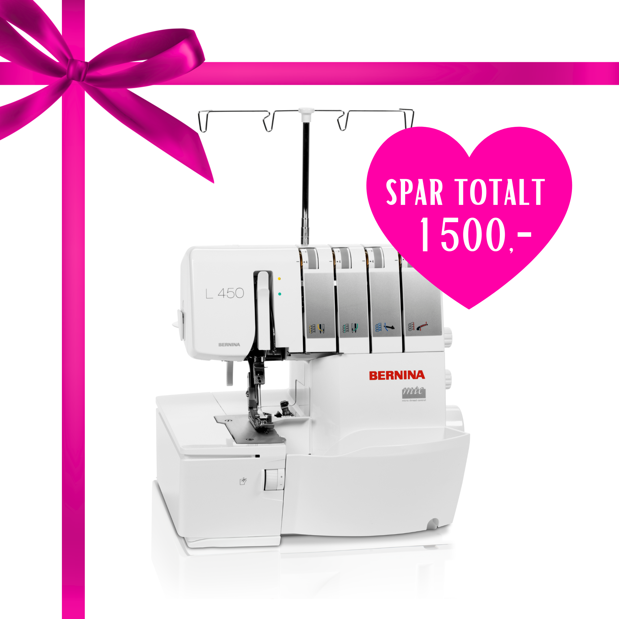 Kampanje! BERNINA L450 - Overlockmaskin