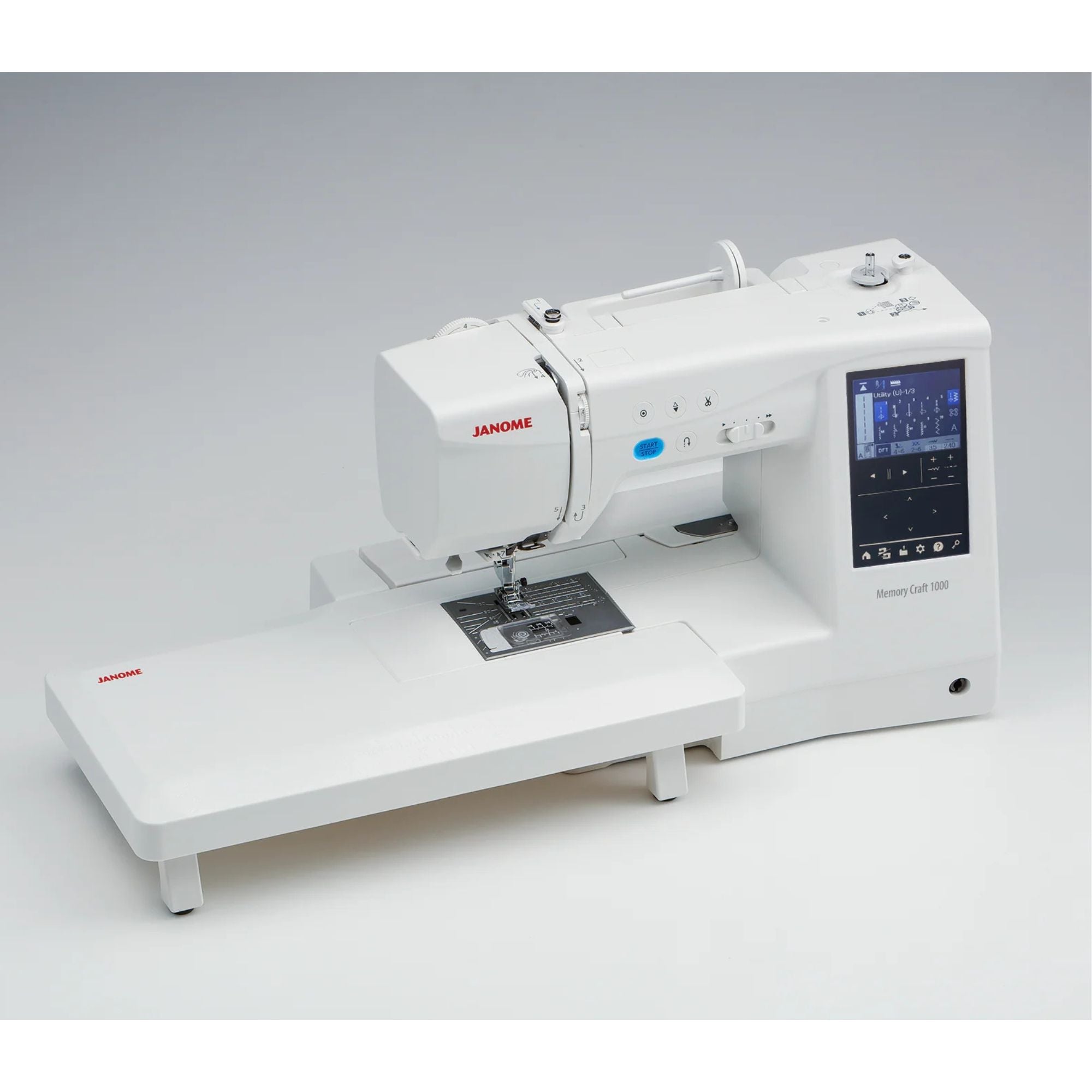 Janome Memory Craft 1000 Silky White