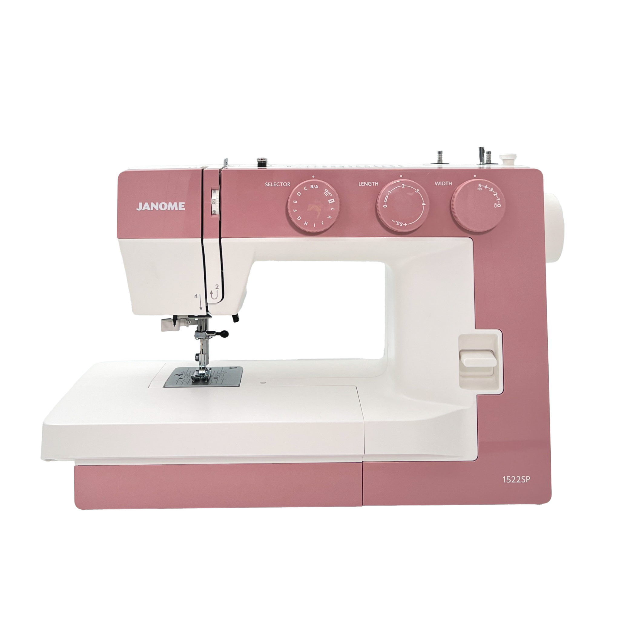 Kampanje! Janome Modell 1522 Lys Rosa (Limited edition) + Bonus pakke