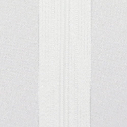 Metervare Glidelås (4mm), Hvit