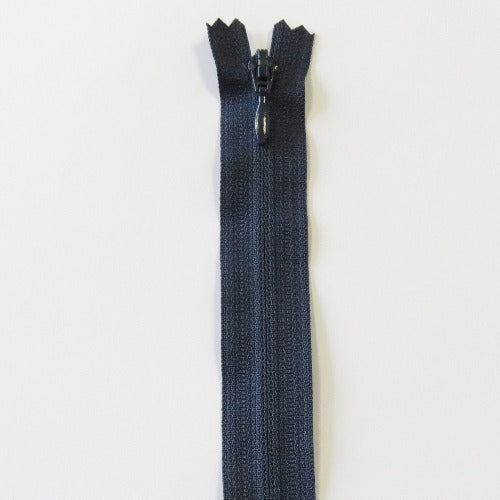 YKK Usynlig Glidelås 60cm, Mørk blå