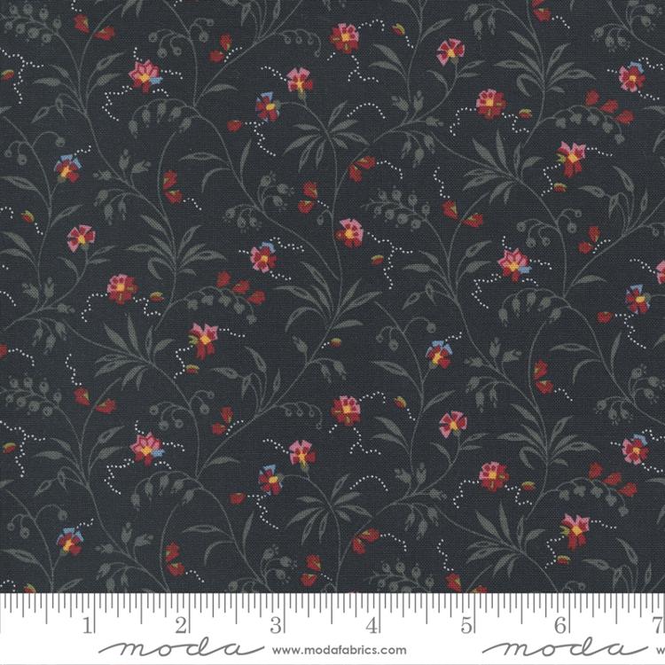 Florences Fancy Blomster Black