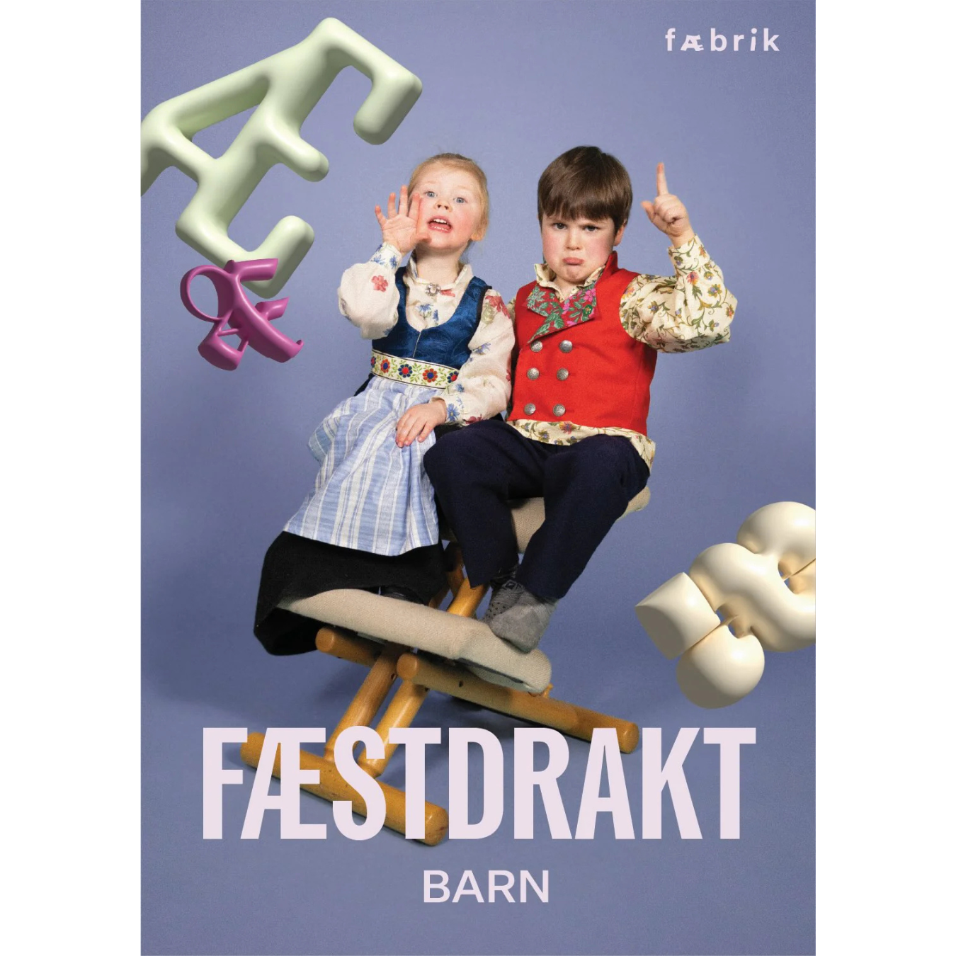 Fæbrik Fæstdrakt Barn- Fysisk mønster