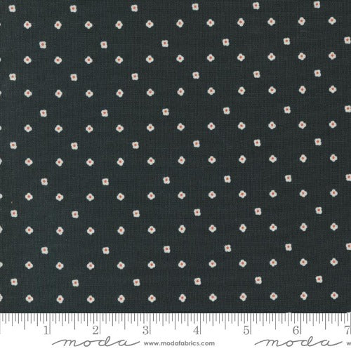 Bomull - Imaginary Flowers Ebony svart