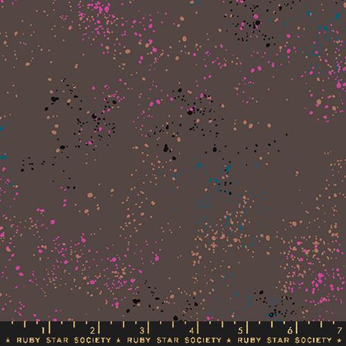 Bomull - Speckled, Brun