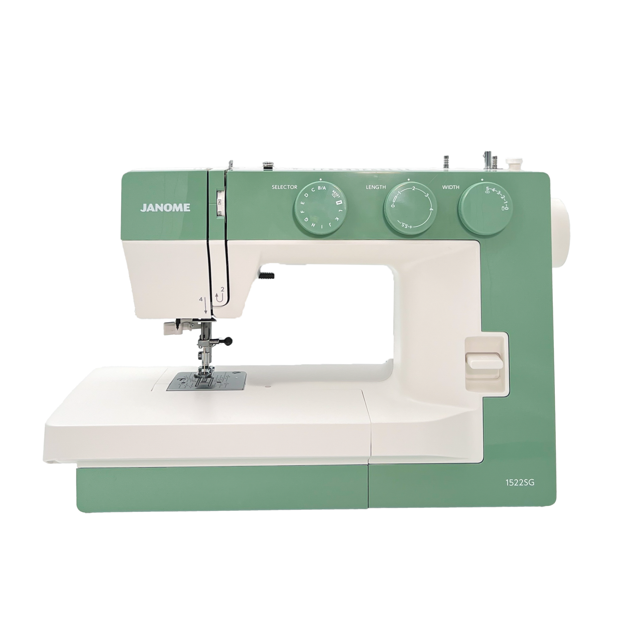 Kampanje! Janome Modell 1522 Lys Grønn (limited edition)+ Bonus pakke