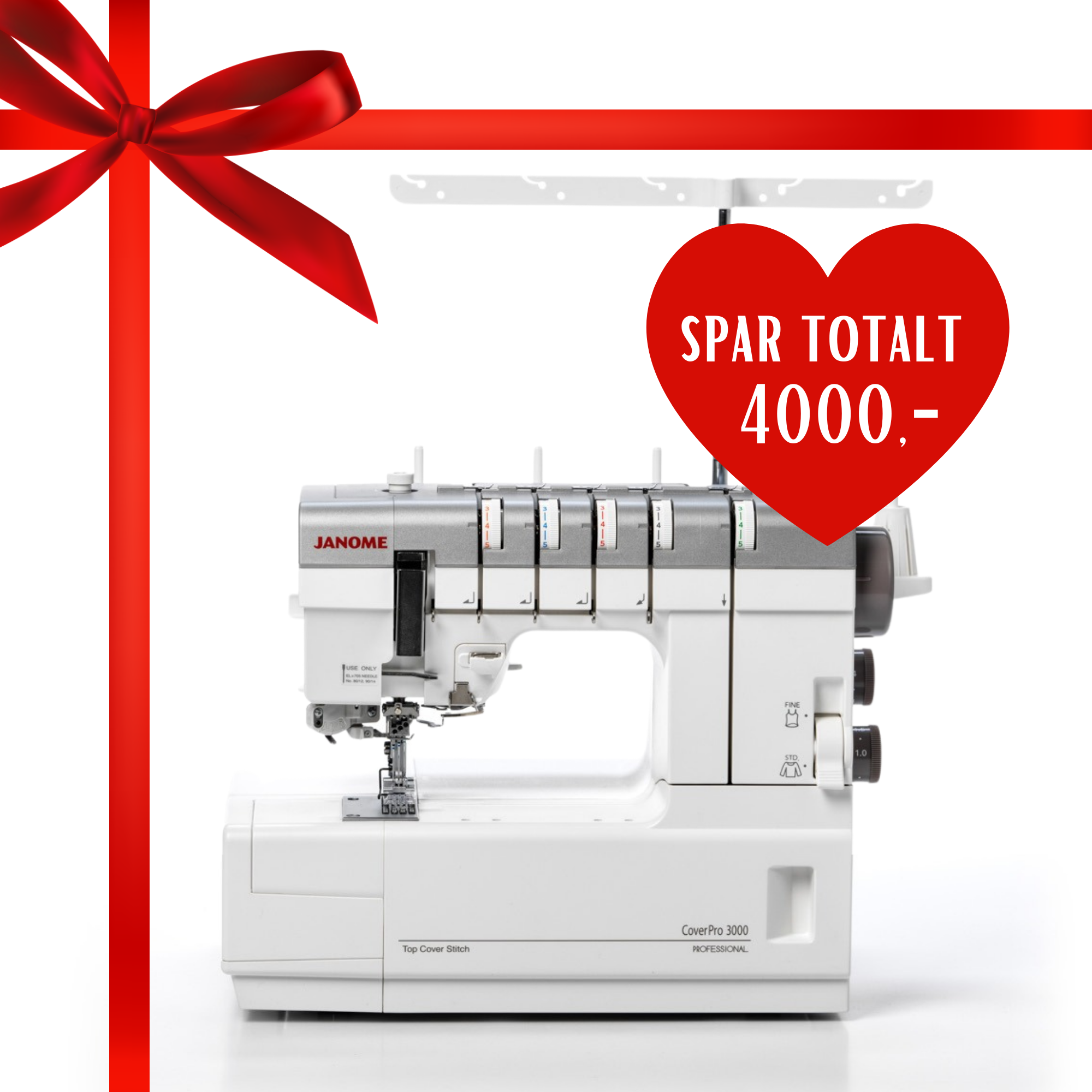 Kampanje! Janome Cover Pro 3000P