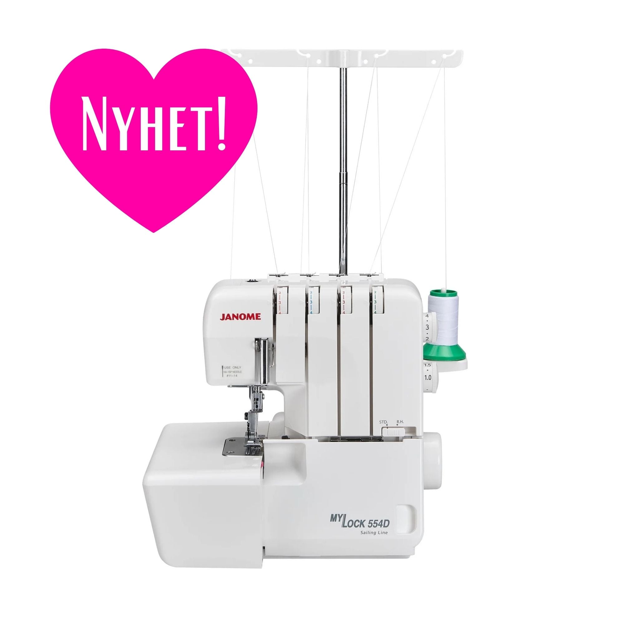 Janome MyLock 554D Overlock inkl. Bonuspakke