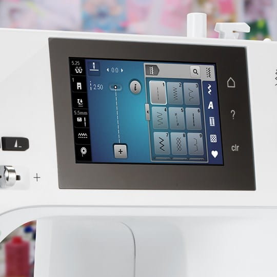 BERNINA B435 - 4.3” berøringsskjerm