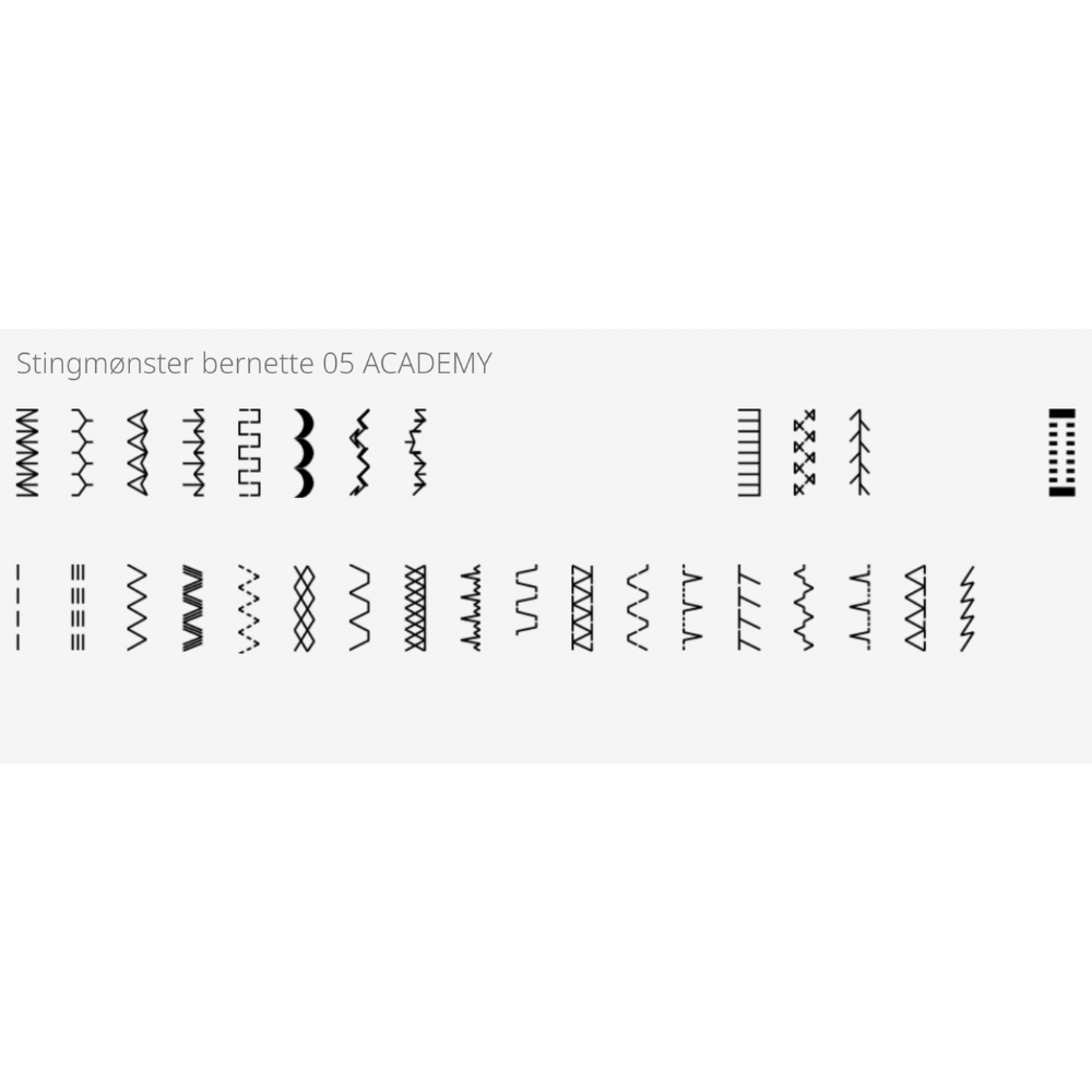 Kampanje! bernette B05 Academy - Kraftig Mekanisk Symaskin inkl.Sybord
