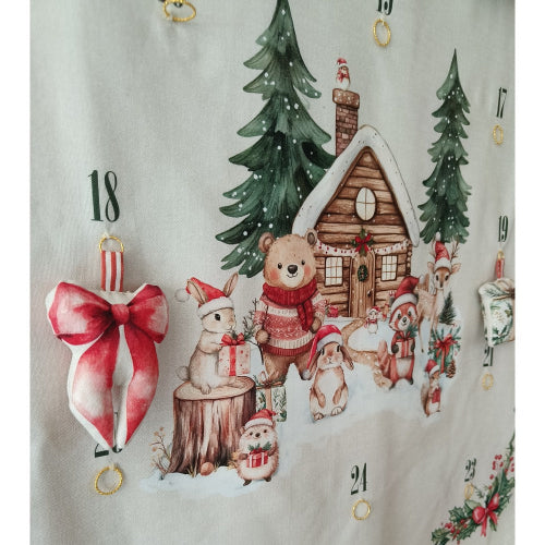 Bomull - Adventskalender Panel