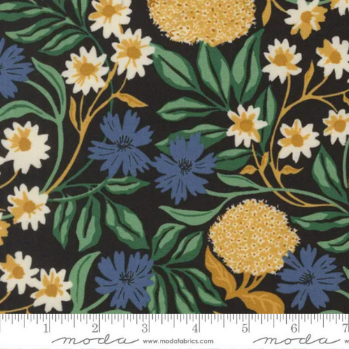 Bomull - Brookside Breeze svart