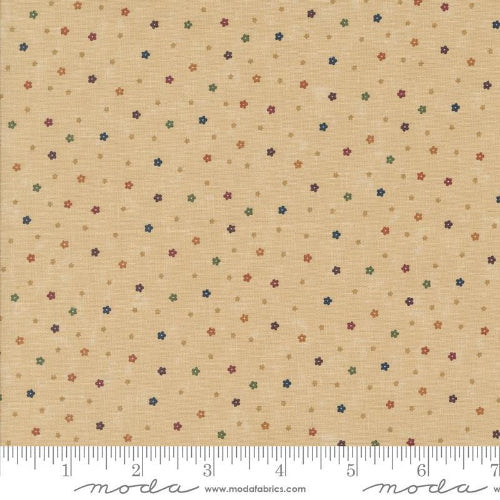 Bomull - Daisy Lane liten blomster beige