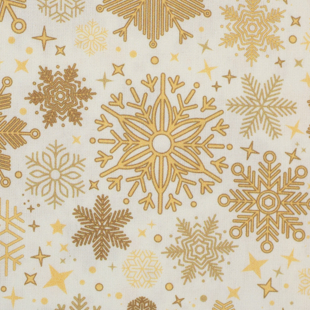 Bomull - Joyful jul offwhite