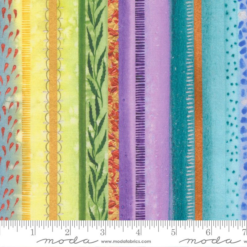 Bomull - Moda Soulstice Regnbue striper