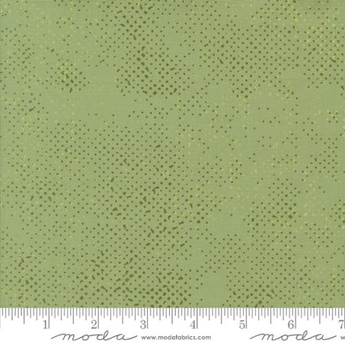 Bomull - Olive You Spotted Sage grønn