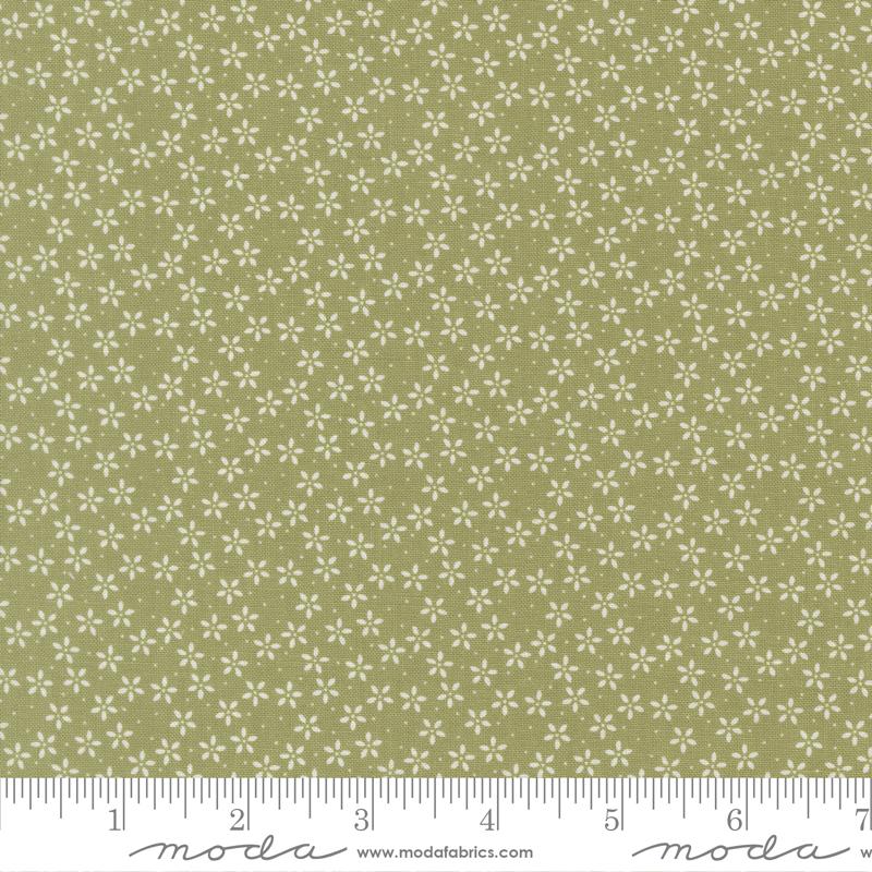 Bomull - Pastel Prairie Grass Grønn