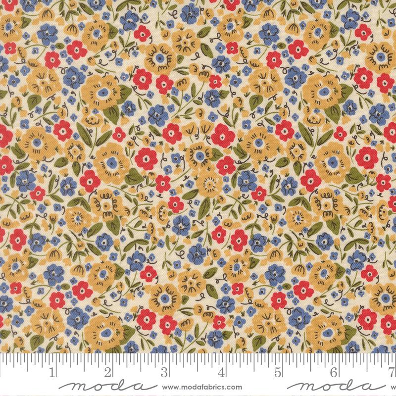 Bomull - The Henhouse Tomato - Blomster