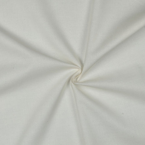 Bomull Voile - Ensfarget, Natur