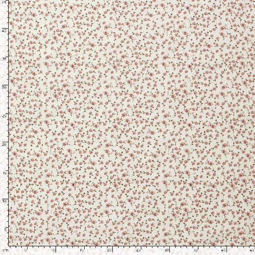 Bomullsflanell - Små Blomster