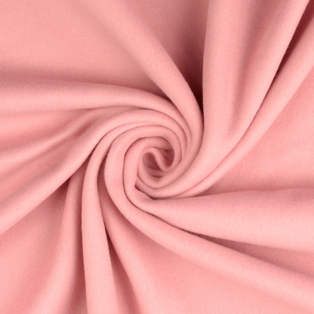 Bomullsfleece - gammelrosa