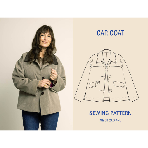 Wardrobe by Me - Car Coat, Dame papirmønster